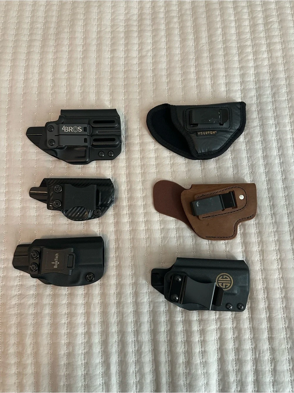 Assorted Men’s Holster Lot - Black and Brown